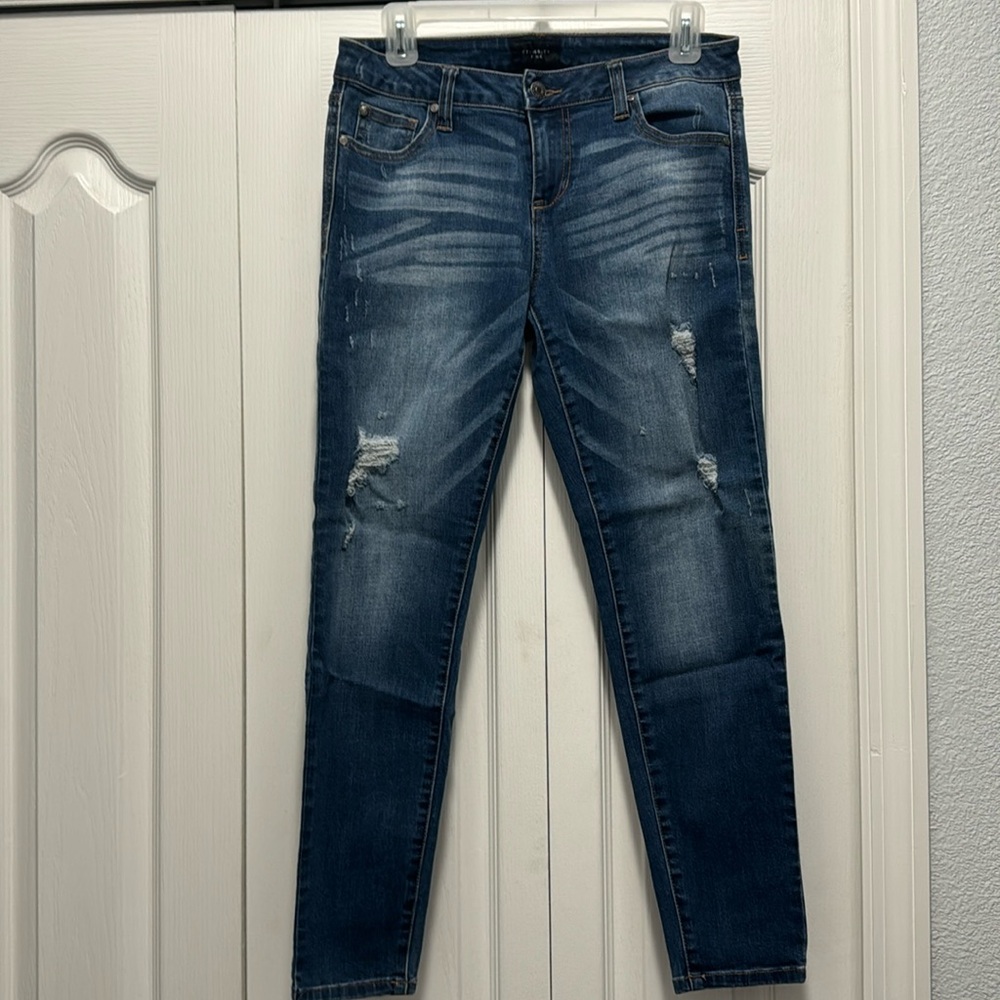 Mid Rise Ankle Skinny Jeans
